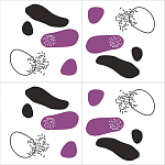 Плитка с узором Камни варинант исполнения - 1 | Loft Concept в Брянске