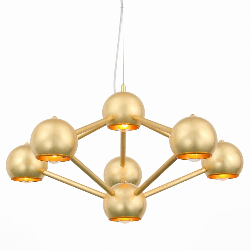 Люстра Heptaider Chandelier Латунь Люстра Heptaider Chandelier Латунь в Брянске | Loft Concept