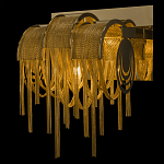 Бра с перфорированными металлическими дугами и цепочками 22 см Atlantis Chain варинант исполнения - 6 | Loft Concept в Брянске