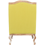 Кресло из натурального бука бежевое с изображением птиц и цветов Beige Green Chinoiserie Garden Armchair варинант исполнения - 2 | Loft Concept в Брянске