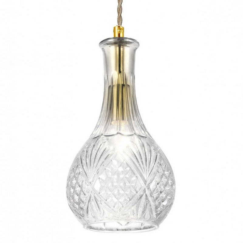 Подвесной светильник lee broom DECANTERLIGHT pendant III Золотой Прозрачное Стекло Подвесной светильник lee broom DECANTERLIGHT pendant III Золотой Прозрачное Стекло в Брянске | Loft Concept