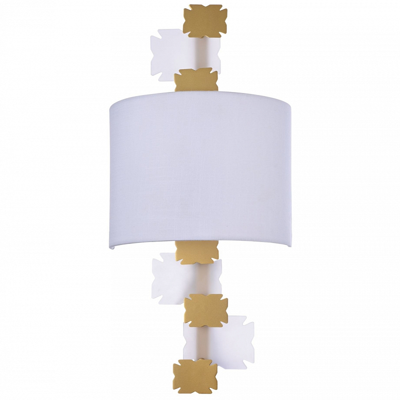 Бра Jacopo Mosaic Sconces Латунь Белый в Брянске | Loft Concept 