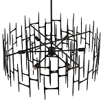 Люстра черная остроконечной формы Black Satin варинант исполнения - 3 | Loft Concept в Брянске