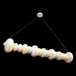 Подвесной светильник светодиодный горизонтальный в виде ожерелья из пастельных сфер Pastel Lunaria Horizon  варинант исполнения - 3 | Loft Concept в Брянске