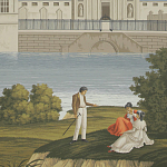 Обои ручная роспись Monuments of Paris Roberts on scenic paper варинант исполнения - 2 | Loft Concept в Брянске