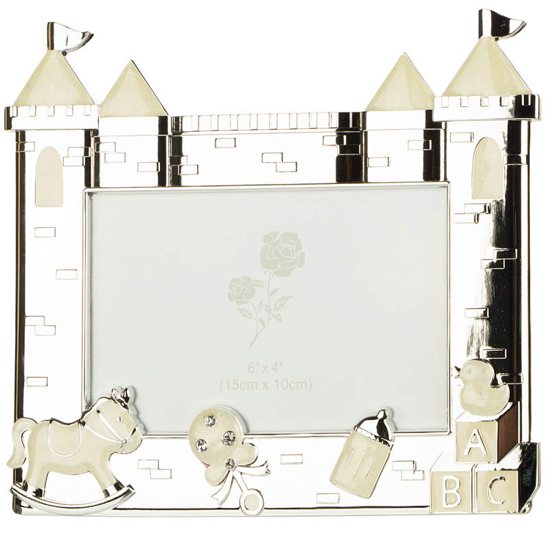 Фоторамка детская Childhood Corner Lock Серебряный Фоторамка детская Childhood Corner Lock Серебряный в Брянске | Loft Concept