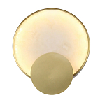 Бра в форме диска из бежевого алебастра Cryptocrystalline Stone варинант исполнения - 1 | Loft Concept в Брянске