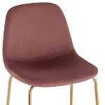 Барный стул на золотистых ножках VENDRAMIN Pink варинант исполнения - 6 | Loft Concept в Брянске