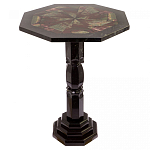 Кофейный стол из натуральных камней Змеевик и Яшма Natural Stone Tables варинант исполнения - 1 | Loft Concept в Брянске