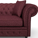 Мебельная ткань Шенилл бордовый цвет 138 см T4-38 варинант исполнения - 8 | Loft Concept в Брянске