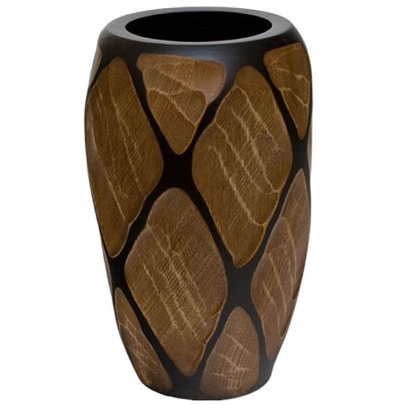 Ваза Vase of Thailand 1 Коричневый Черный в Брянске | Loft Concept 