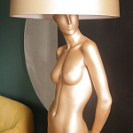Лампа MANNEQUIN LAMP с абажуром женственность в деталях варинант исполнения - 9 | Loft Concept в Брянске