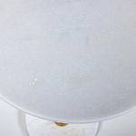 Кофейный столик с белой мраморной столешницей Clipper варинант исполнения - 2 | Loft Concept в Брянске