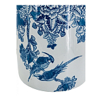 Ваза с мотивами цветущего сада с попугаями Vase Inspired by Nature варинант исполнения - 3 | Loft Concept в Брянске