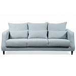 Диван Seldon с мягкими подушками голубое букле варинант исполнения - 7 | Loft Concept в Брянске