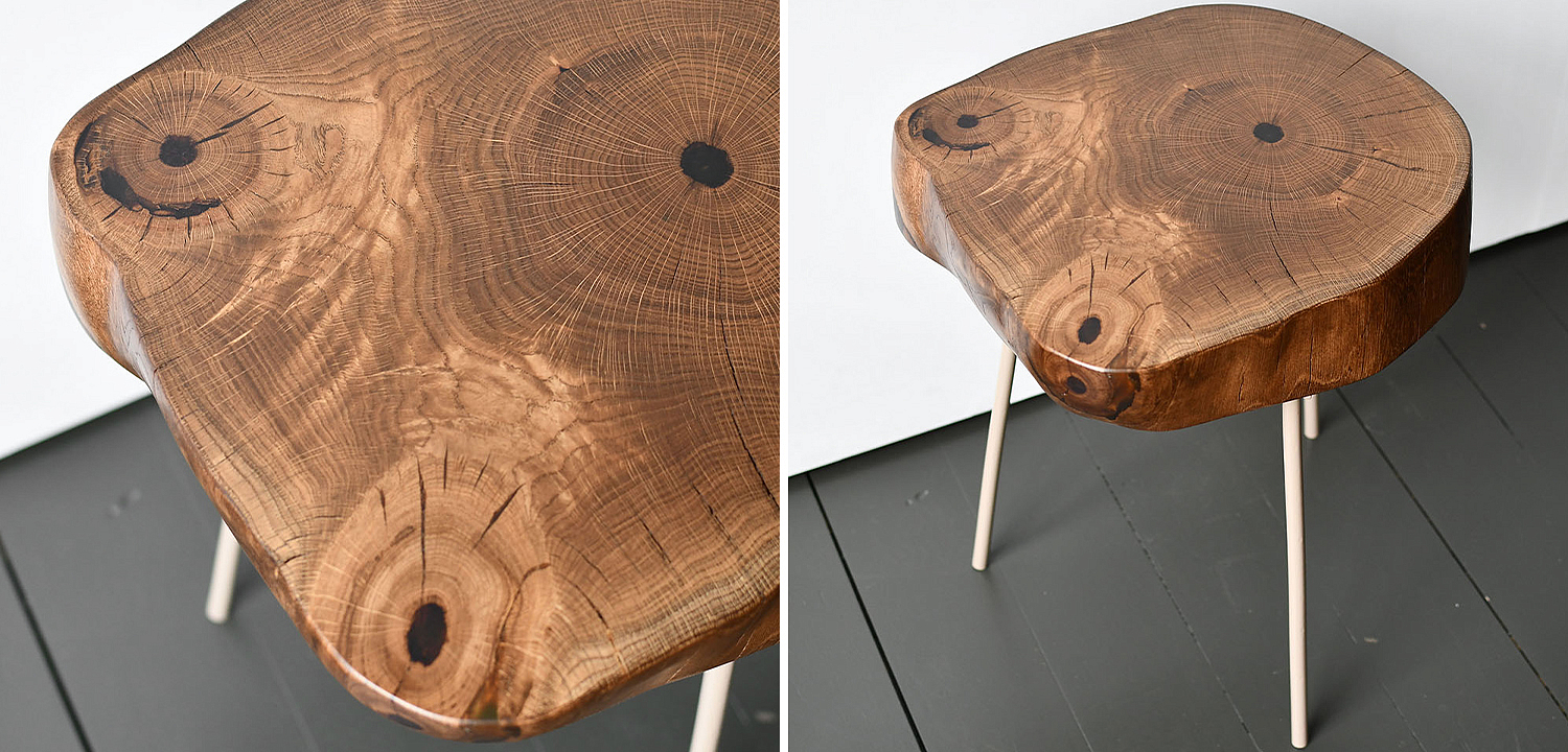 Приставной стол Povey Industrial Metal Rust Side Table Приставной стол Povey Industrial Metal Rust Side Table - Loft-Concept в Брянске