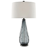 Настольная лампа с фактурным стеклянным основанием Glass Vertical варинант исполнения - 2 | Loft Concept в Брянске