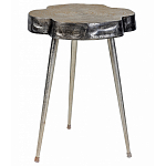 Металлический столик со столешницей в виде слеба Slabby варинант исполнения - 1 | Loft Concept в Брянске