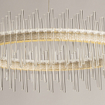 Люстра круглая с прозрачными стеклянными трубками 51 см Nembus варинант исполнения - 4 | Loft Concept в Брянске