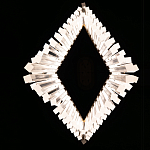 Люстра золотого цвета в форме галочки с каскадом длинных прозрачных трубок Eurofase варинант исполнения - 12 | Loft Concept в Брянске