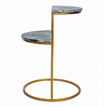 Кофейный столик с подстольем из металла Halves варинант исполнения - 5 | Loft Concept в Брянске