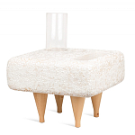 Керамический столик на деревянных ножках «Квадро» варинант исполнения - 2 | Loft Concept в Брянске