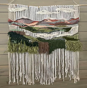  Гобелен Волшебный Лес в зеленых тонах Magic Forest I 