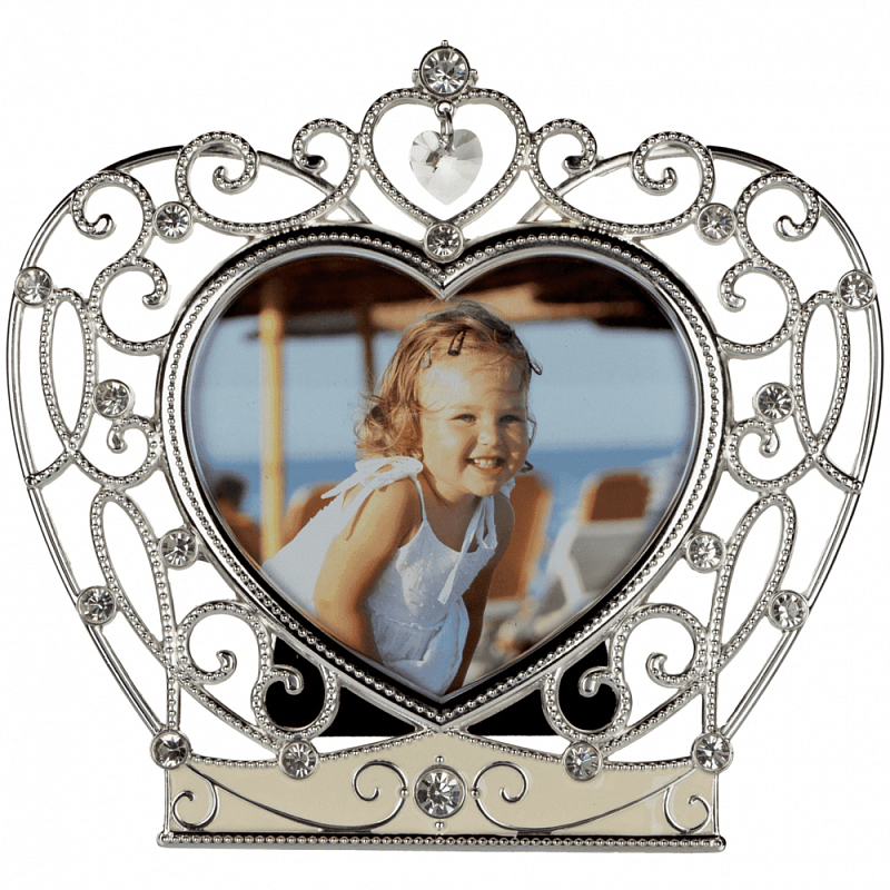 Фоторамка детская Childhood Corner Crown Серебряный Фоторамка детская Childhood Corner Crown Серебряный в Брянске | Loft Concept