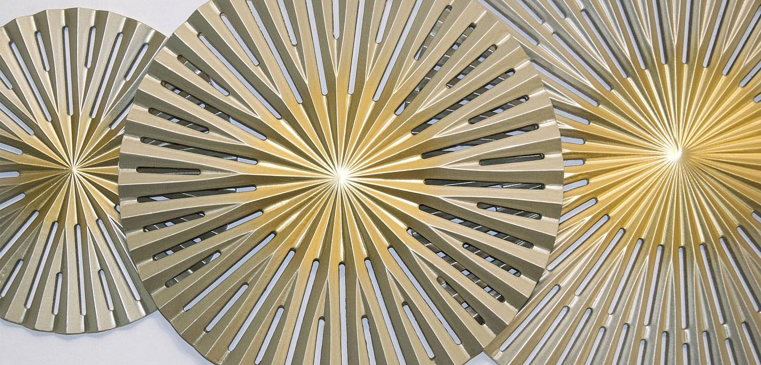 Арт-объект Apollo Gold and Silver Wall Plaque Disc gap 3 Арт-объект Apollo Gold and Silver Wall Plaque Disc gap 3 - Loft-Concept в Брянске