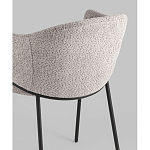 Стул Brace букле серый варинант исполнения - 3 | Loft Concept в Брянске