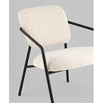 Кресло лаунж Rooney букле белый варинант исполнения - 4 | Loft Concept в Брянске