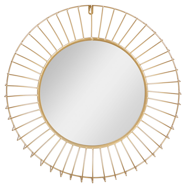 Зеркало круглое настенное в металлической оправе Modern Mirror Space Золотой Зеркало круглое настенное в металлической оправе Modern Mirror Space Золотой в Брянске | Loft Concept