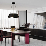 Подвесной светильник круглый с контрастной внутренней отделкой Assol Сup варинант исполнения - 6 | Loft Concept в Брянске