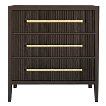 Комод Primo с 3 выдвижными ящиками Темный орех варинант исполнения - 7 | Loft Concept в Брянске