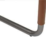 Стул мягкий с обивкой из рогожки и экокожи Contrasting Performance варинант исполнения - 4 | Loft Concept в Брянске