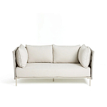 Диван садовый с плетеными ремешками и спинкой  Kleo варинант исполнения - 2 | Loft Concept в Брянске