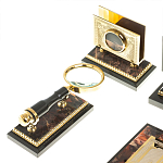 Настольный письменный набор из яшмы и долерита с декором в виде коня Manager Organizer варинант исполнения - 6 | Loft Concept в Брянске