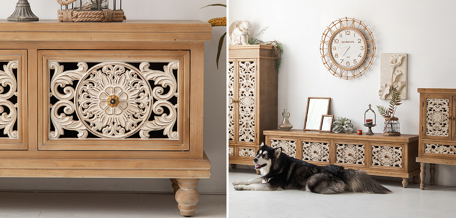 ТВ-тумба Leblanc Provence TV Stand ТВ-тумба Leblanc Provence TV Stand - Loft-Concept в Брянске