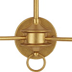 Бра настенное золотого цвета в форме подсвечника Graceful Smoothness варинант исполнения - 1 | Loft Concept в Брянске