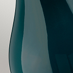 Настольная лампа с коническим дымчато-зелёным абажуром из искусственного шёлка Quintiesse варинант исполнения - 5 | Loft Concept в Брянске