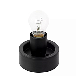 Настольный светильник с янтарным рельефным плафоном Lamp with Frozen Glass Effect варинант исполнения - 2 | Loft Concept в Брянске