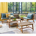 Садовый 2-х местный диван с каркасом из акации Green варинант исполнения - 5 | Loft Concept в Брянске