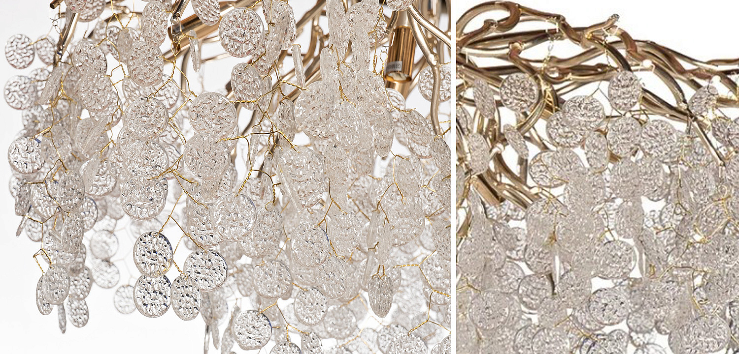 Потолочная люстра FAIRYTREE Champagne Chandelier 100 Потолочная люстра FAIRYTREE Champagne Chandelier 100 - Loft-Concept в Брянске