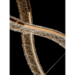 Люстра волнистой формы с фактурным хрустальным плафоном Light Delight варинант исполнения - 5 | Loft Concept в Брянске