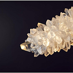 Люстра линейная светодиодная из необработанных кристаллов Mountain Comet варинант исполнения - 2 | Loft Concept в Брянске