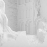 Встраиваемый в стену гипсовый светильник под покраску с эффектом разрушенной стены Antiquity Athena варинант исполнения - 6 | Loft Concept в Брянске