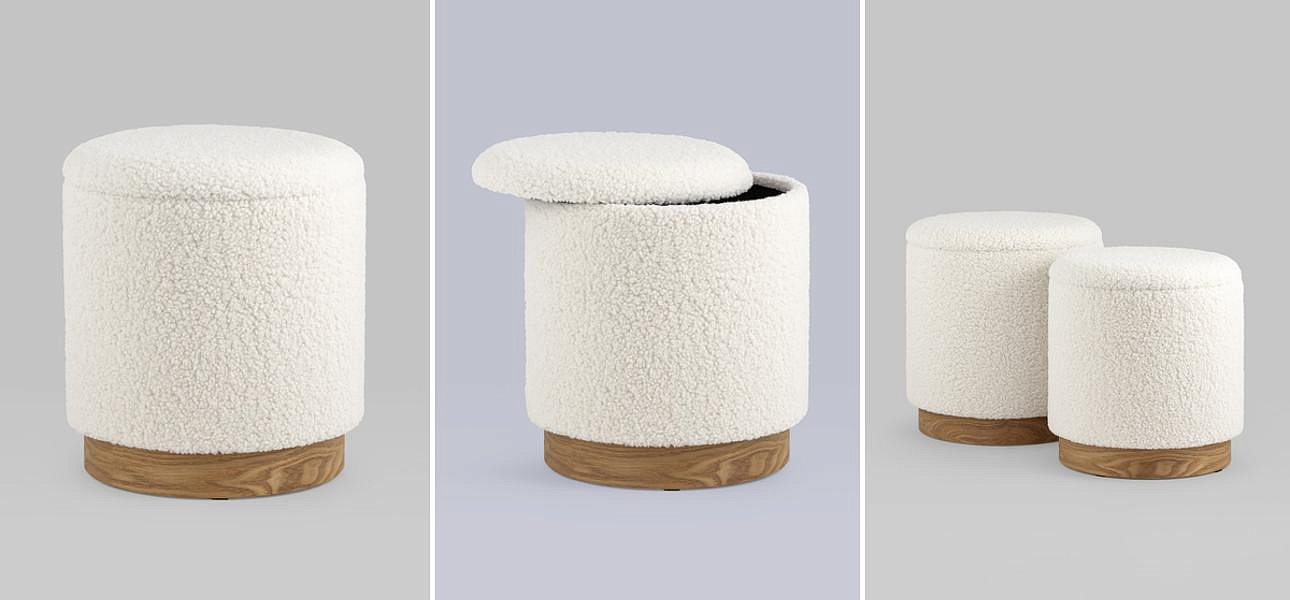 Пуф Bridie Pouf с ящиком - Loft-Concept в Брянске