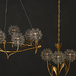 Люстра круглая с декором в виде цветков одуванчика Hanging Dandelion варинант исполнения - 6 | Loft Concept в Брянске