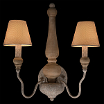 Бра с двумя конусовидными тканевыми абажурами Neighborhood варинант исполнения - 2 | Loft Concept в Брянске