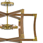 Подвесной светильник в форме фонаря коричневый Brown Eco Lantern варинант исполнения - 1 | Loft Concept в Брянске